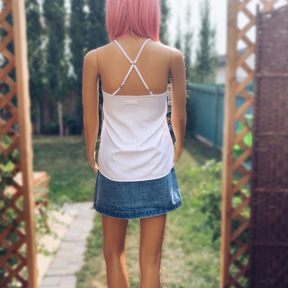 Forever 21 Button-Front Jean Skirt - Picture 5 of 10